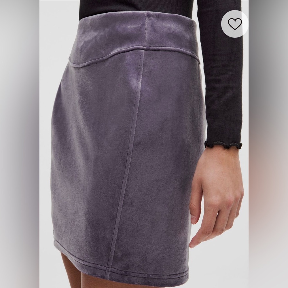 Lululemon Scuba High-Rise Mini Skirt *Velvet - Nightfall NWT